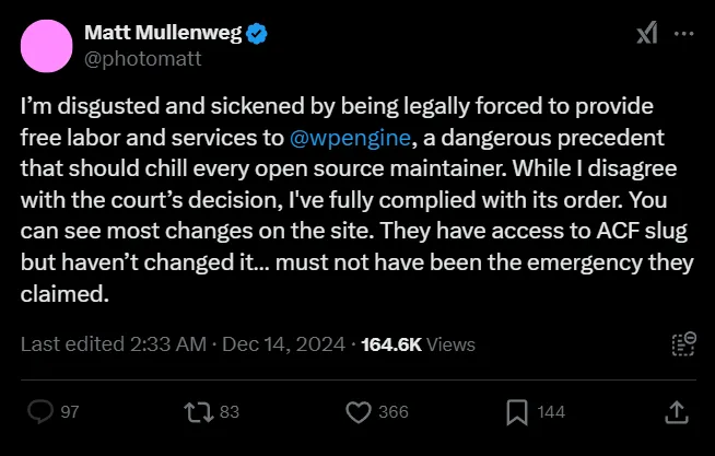 Mullenweg 14-12 twitter rant