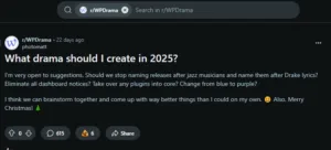 Mullenweg wanting to create more friction with wp engine & automattic on reddit