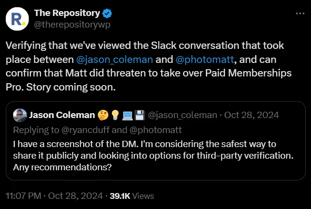 The-Repository-tweet-plugin-theft