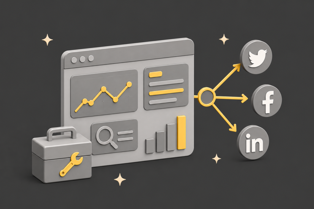 Google search console social media tracking