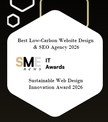 Award for Best Low-Carbon Website Design & SEO Agency 2026 Sustainable Web Design Innovation Award 2026